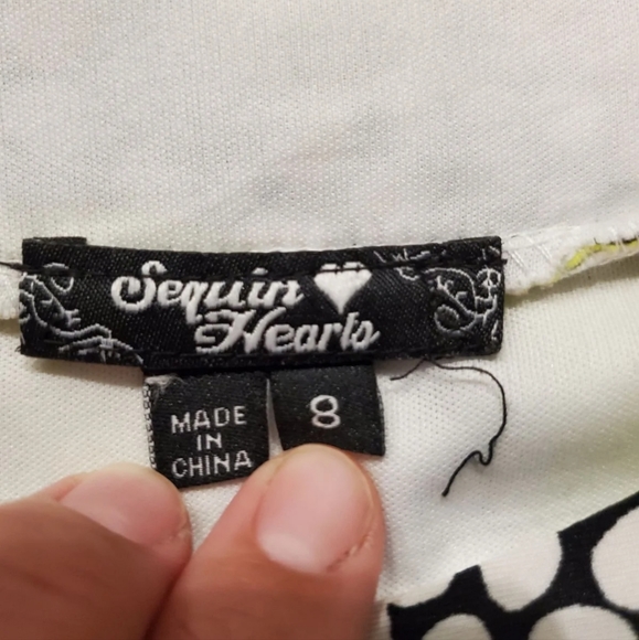 Girls Floral 3/4 Sleeve Dress - Picture 2 of 2